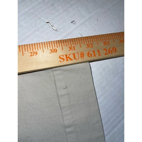 Talbots Heritage Tan Khaki Stretchy Flat Front Side Zip Pants Size 12 - Picture 12 of 12